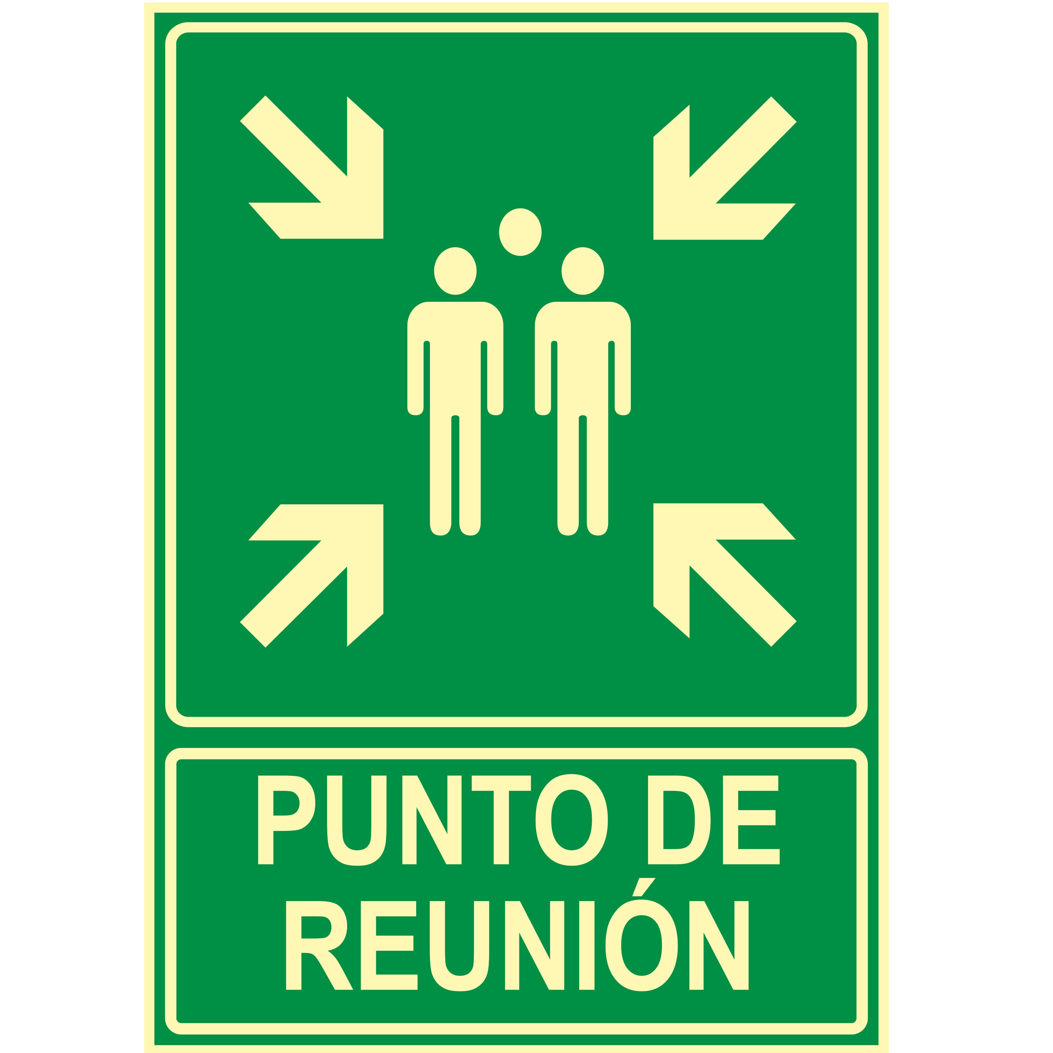 Señal PUNTO DE REUNIÓN